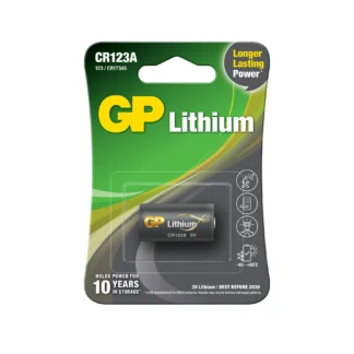 GP Lithiumbatteri CR123A